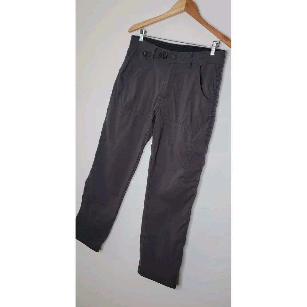 Prana Pants Zion Stretch Gray Cargo Performance Hiking Outdoor Men's Size 32x30